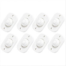 Selbstklebende Mini-Lenkrollen, 8er-Pack, weißer Kunststoff, 360 drehbar, für Küchengeräte, Aufbewahrungsboxen und kleine Möbel