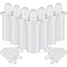 Replacement Spring-Loaded Shutter Repair Pins 40 Pieces White Plastic for Windows Plantation Shutters 1/4 Inch Hole