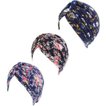 Damesturbans - INSFITY - Zwart/Marineblauw - Zacht en elastisch - Modeaccessoire