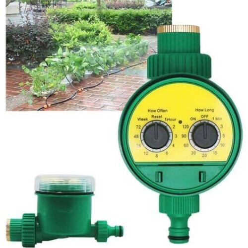 Watering Timer Automatic Programmable with LCD Screen for Garden Lawn Irrigation System
