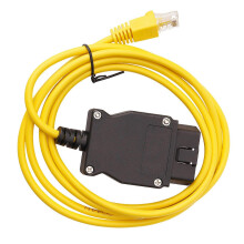 ENET OBD2 to RJ45 Ethernet Cable for Car Diagnostic Coding Module Programming Compatible with BMW F Series Shielded Pure Copper Wire