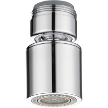360 draaibare messing kraanbeluchter, 2 standen, instelbare waterbesparing, 24 mm buitendraad, AFA009-MCJ