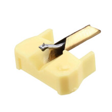 Vervangende diamanten naald, compatibel met M75 M75ED N75 serie phono-elementen, geel plastic.