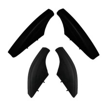 Car Roof Luggage Rack Cover Compatible with Hyundai Santa Fe 2001-2006 4Pcs Black ABS Front Rear Left Right Replacement OE 87291-26001