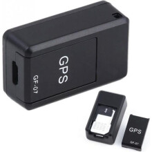 Mini Tracker, GF-07 Traveler Kindertracker Oudere Man Buiten Trackingsysteem Zwart Mini GPS Anti-diefstal Anti-verlies Socalator