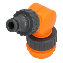 Schnellkupplung für Kunststoff-Wasserhahnschläuche, 180 Grad drehbarer Adapter für die Gartenbewässerung