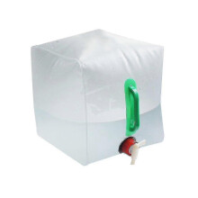 Outdoor Collapsible Water Storage Container 10L with Spigot, BPA-Free for Camping & Emergency