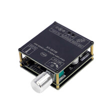 Scheda amplificatore audio digitale Bluetooth TWS XY-301W 30W, alimentazione DC 9-24V, Bluetooth 5.2, ingresso AUX per unità flash USB, nero