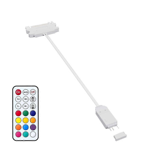 Controller ARGB SATA 5V 3 pin per ventole CPU e LED con telecomando