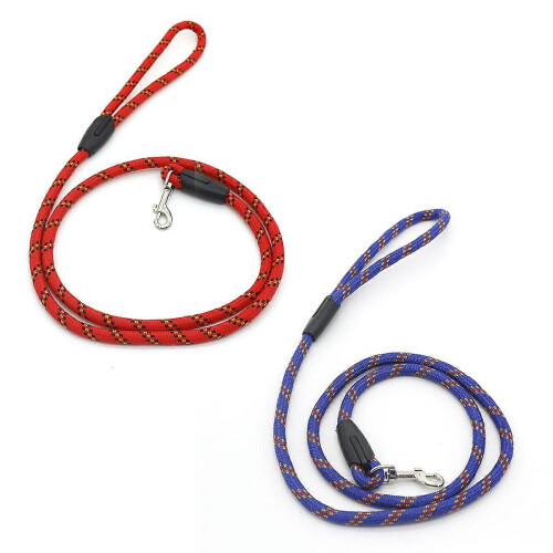 Padded Handle Dog Lead for Small Medium Dogs, Adjustable Slip Leash for Training