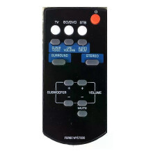 Control remoto para barra de sonido FSR60 compatible con Yamaha ATS-1010 YAS-101 YAS101BL WY57800, material ABS.