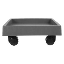 Sottovaso con ruote, supporto quadrato per piante in vaso con rotelle