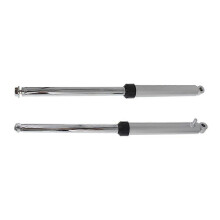 Front Fork Shock Absorber Suspension Set Compatible with Yamaha PW50 PY50 Peewee 50cc Silver Metal Motorcycle Parts