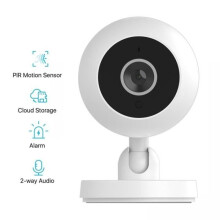 A2 HD 480P beveiligingscamera, draadloze wifi-videobewakingscamera, 360 graden draaibaar, bediening via mobiele telefoon