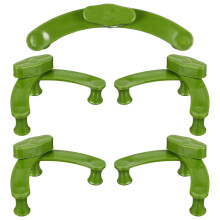 Plastic Plant Training Branch Benders for Fruit Trees, 5-Piece Set, Green