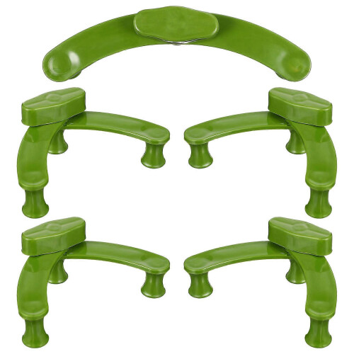 Plastic Plant Training Branch Benders for Fruit Trees, 5-Piece Set, Green