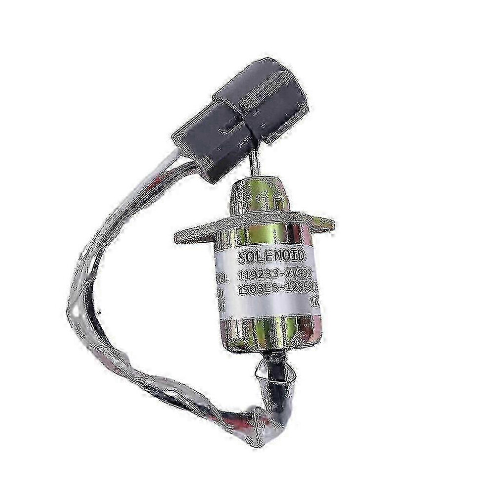 Fuel Shut Off Solenoid Valve Compatible With Yanmar 119233-77932 And Woodward 1503Es-12S5suc12s F26 For Diesel Engines 6966168048312