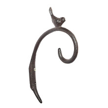 Supporto per piante, gancio da parete in ferro antiruggine per appendere piante, luci, mangiatoie per uccelli, per uso esterno e interno.