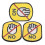 Patch identificative per cani, 3 pezzi in tessuto impermeabile, toppe riutilizzabili per collare 1