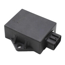 CDI Ignition Module 8 Pin Compatible with EN125 GN125 GS125 HJ125K GT125 QS125 Series Motorcycles Black Plastic Construction
