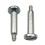 2 Pack Flat Head Console Stand Bottom Support Screws compatible with Sony PS5 Game Console, Metal Silver Replacement Screws 1