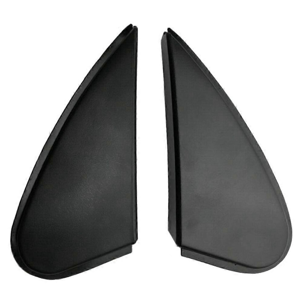 1 Pair Rearview Mirror Triangle Fender Corner Cover Compatible With Toyota Corolla 2014-2018 Plastic Part 60118-02170 60117-02170 Black 6966168050605