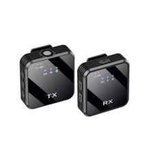 K3 Mini draadloze nekbandmicrofoonset voor vloggers, video- en audio-opnames, live interviews en meer.