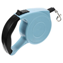 Guinzaglio retrattile per cani, guinzaglio a corda regolabile per cani di piccola e media taglia, blu e nero