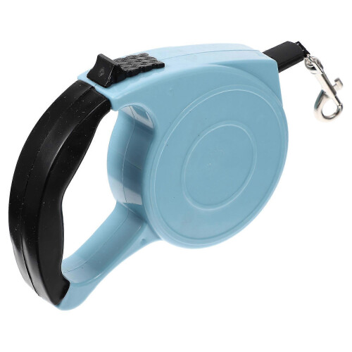 Retractable Dog Leash, Adjustable Rope Lead for Small Medium Dogs, Blue Black