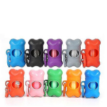 Portable Garbage Bag Dispenser Storage Box for Pet Waste, Purple