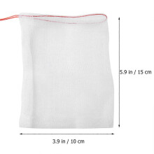 Nylon Mesh Bags for Fruit Tree Protection, Insect Proof, 10x15cm, 100Pcs, White