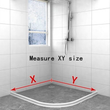Silikon-Wassersperre 200 cm, Schwarz, Weiß, Grau, flexible Duschschwellenleiste zur Badezimmer-Wasserregulierung