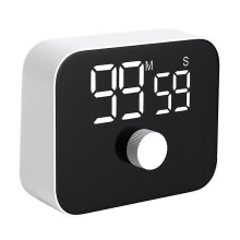Samoregulujący obrotowy timer, cichy, wiszący timer z odliczaniem w górę/w dół, z magnetycznym tyłem i otworem na smycz