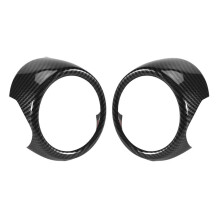 Embellecedor de manija de puerta compatible con BMW MINI Cooper 3DR F56 F57, interior estilo fibra de carbono ABS, paquete de 2