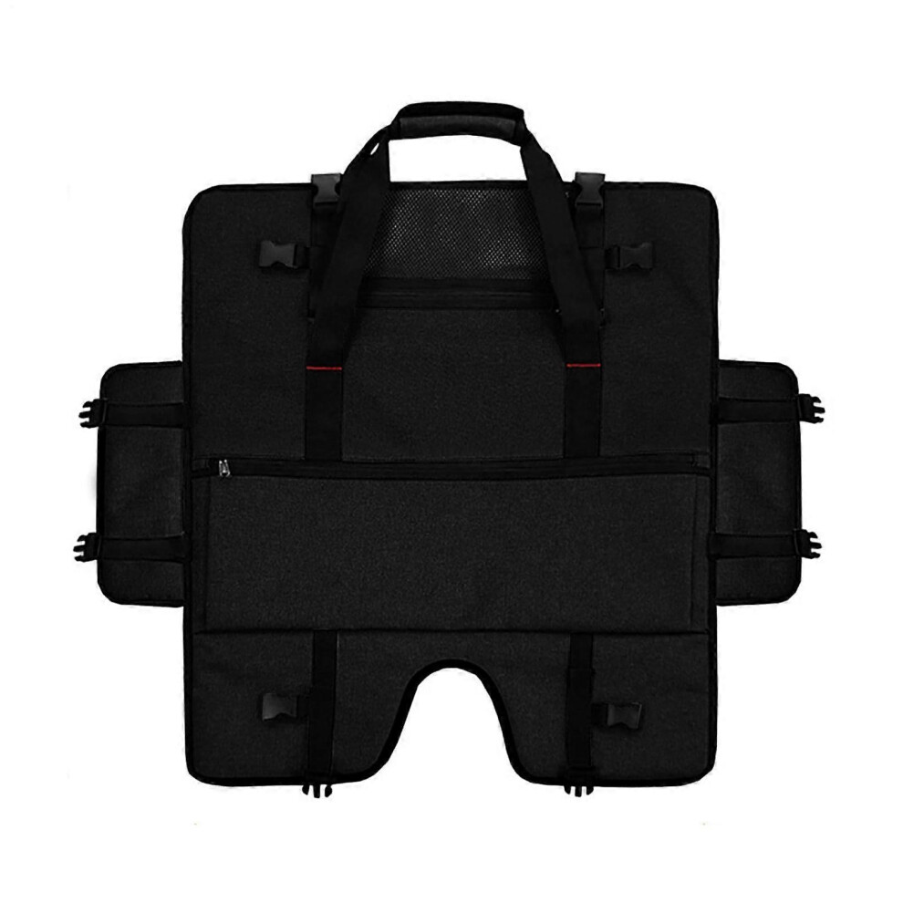 Computer Monitor Carrying Case 24 Inch Dustproof Travel Bag With Pockets Soft Handles 600D Fabric Flannel Lining 6966168048701
