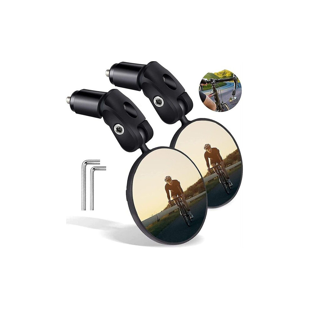 Bicycle Mirror Compatible With Most Bikes, Hd 360 Adjustable And Rotatable, Convex Mirror For Wider Field Of Vision 6966168052432