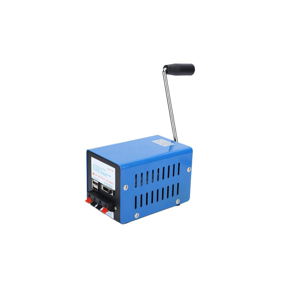 Hand Crank Generator, F20 20W Manual Power Generator With Multiple Voltage Output 3V-15V For Camping & Emergency Power 6966168059738