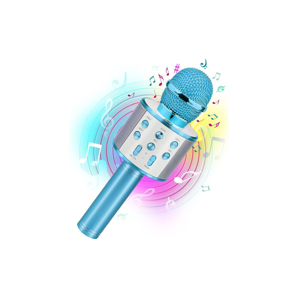 Bluetooth Karaoke Microphone With Built-In Speaker, Recording Function & Portable Design For Home Parties And Travel 6966168061021
