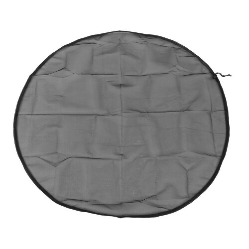 Rain Barrel Net Cover Polyester Mesh with Drawstring for Water Collection Tank Hygiene Protector Garden Yard