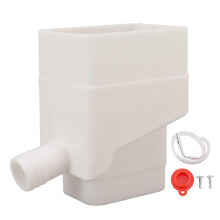UV Resistant Downspout Diverter Kit for Rainwater Collection System, ABS Material for Garden Lawn