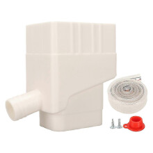 Rainwater Collection System Downspout Diverter Connector with 40 Inch Hose for Garden Watering