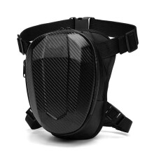 Bolsa para pierna de motocicleta, resistente al agua, con correas ajustables y compartimento de almacenamiento para el equipo de conducción.