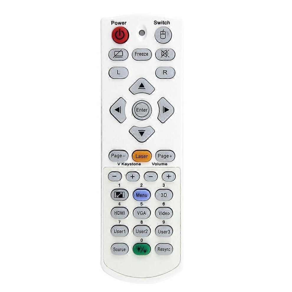 Remote Control Replacement Compatible With Optoma Projectors X345 X355 4K550 Zh403 Eh415e White Abs No Programming Required 6966168050872