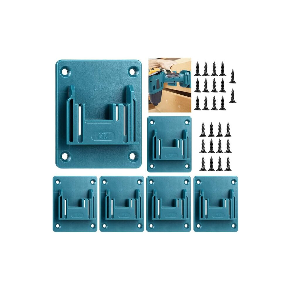 Tool Holder Compatible With Makita Dewalt Milwaukee 18V Drills For Workshop Wall Mounting With Screws 6966168061403