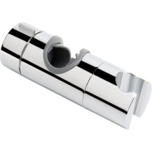 Duschkopfhalterung kompatibel mit Standard-Rundschienen (18–25 mm), höhenverstellbar, 360 drehbar, Montage ohne Bohren