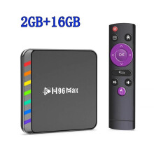 Android TV Box 4GB 32GB Yhteensopiva Netflixin kanssa, 4K-mediasoitin AV1:llä, WiFi 6, HDR10, Android 11