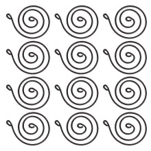 Kleine Luftpflanzenampeln, geometrisches Wandpflanzgefäß-Set (18 Stück), eiserner Hirtenhaken für die Innendekoration