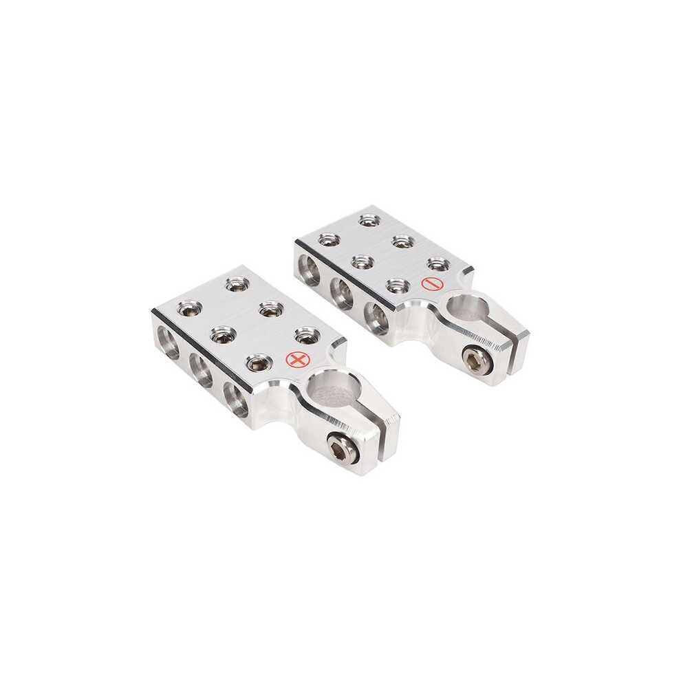 Car Battery Terminal Clamp Compatible With Various Vehicles, Zinc Alloy, Positive & Negative Pair 6966168060888