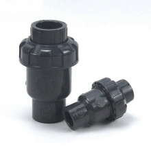 Zawór kulowy i zawór zwrotny z PVC, 20 mm x 32 mm, UPVC, 1 MPa, do rur ogrodowych i sterowania nawadnianiem