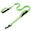 Nylon Dog Leash with 2 Padded Handles, Reflective Strips for Night Walking, 1.8m 1